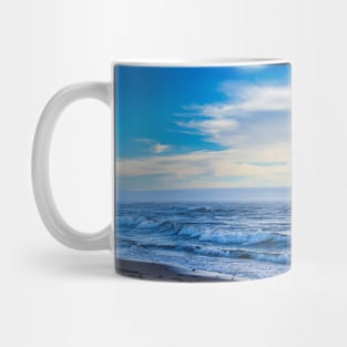 Cold Day at the Beach, New-Brunswick Canada V1 Mug